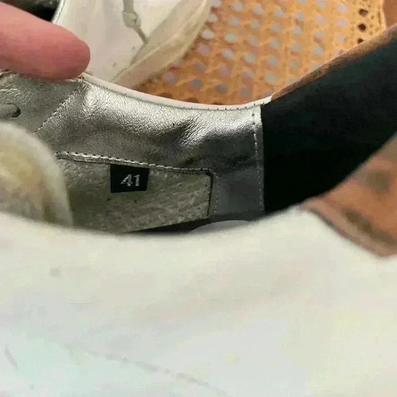 P448 SIZE 41 (9.5 US WOMEN) SNEAKER white with animal print - Picture 7 of 10